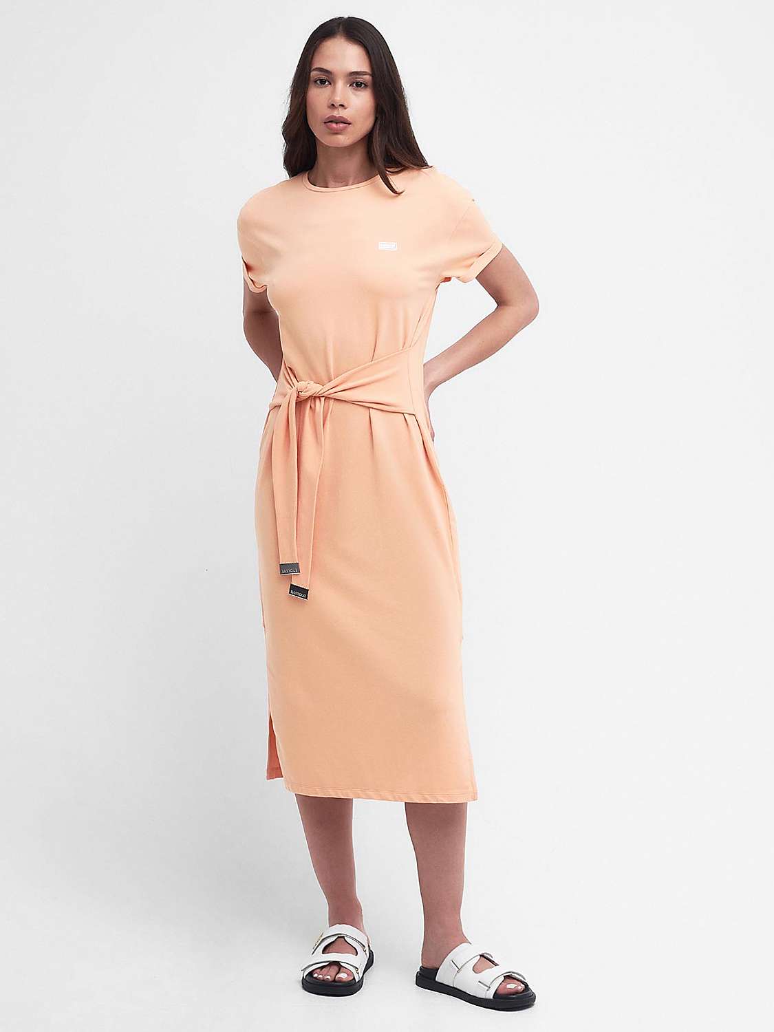 Buy Barbour International Whitson Tie Waist Midi Dress Online at johnlewis.com