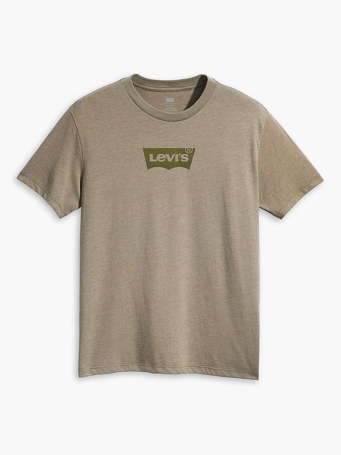 Buy Levi's Graphic Crew Neck T-Shirt, Olive Online at johnlewis.com