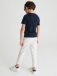 Reiss Kids' Bless Crew Neck T-Shirt, Navy