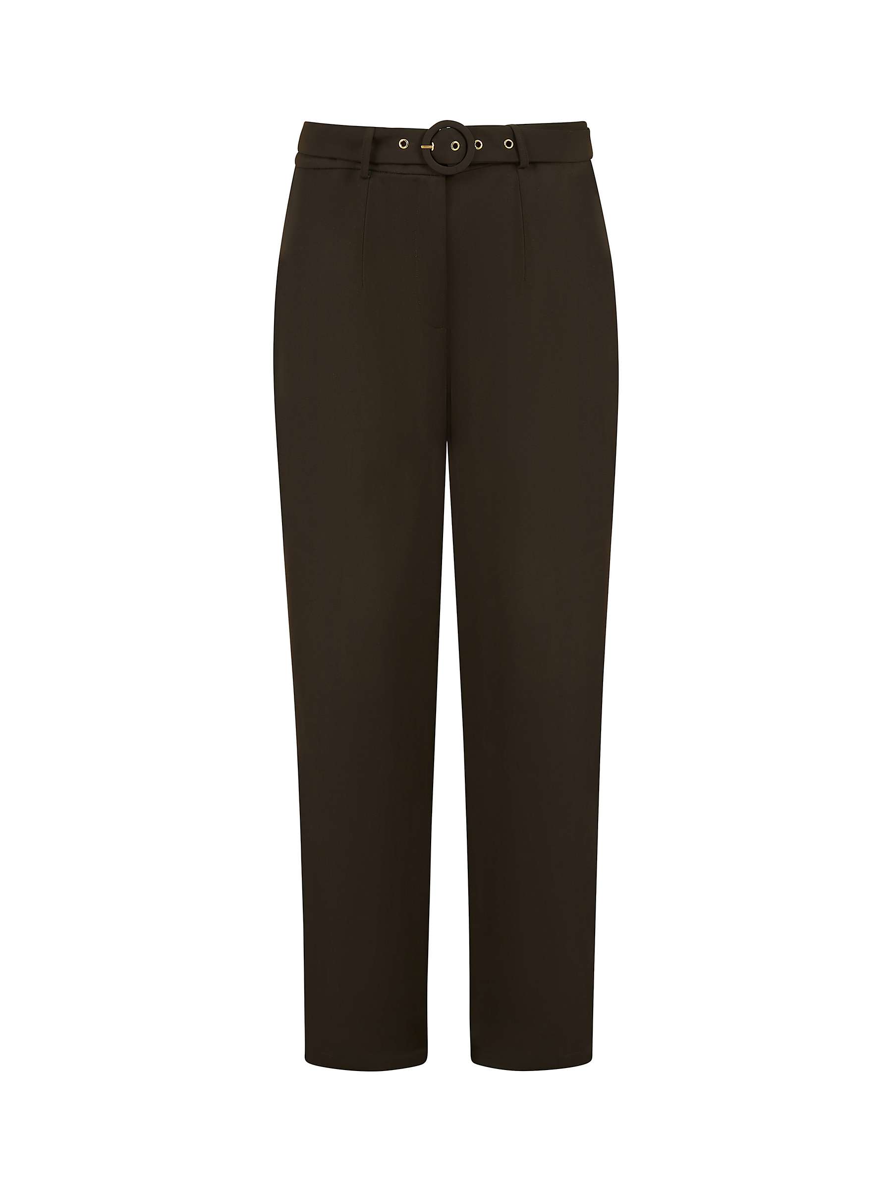 Buy Yumi Straight Leg Crepe Belted Trousers Online at johnlewis.com