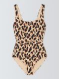 John Lewis Savannah Animal Print Belted Swimsuit