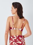 John Lewis Ayanna V-Cut Bikini Top, Coral