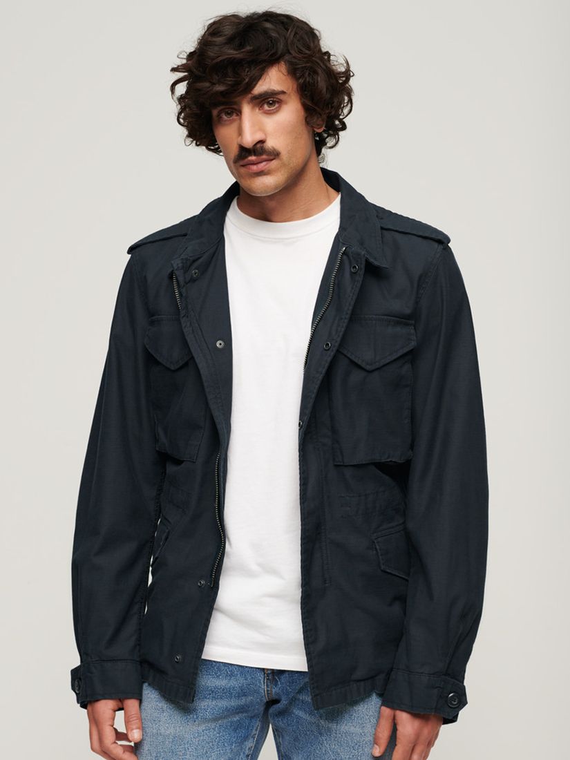 Superdry Merchant Field Cotton Jacket, Navy, XXXL
