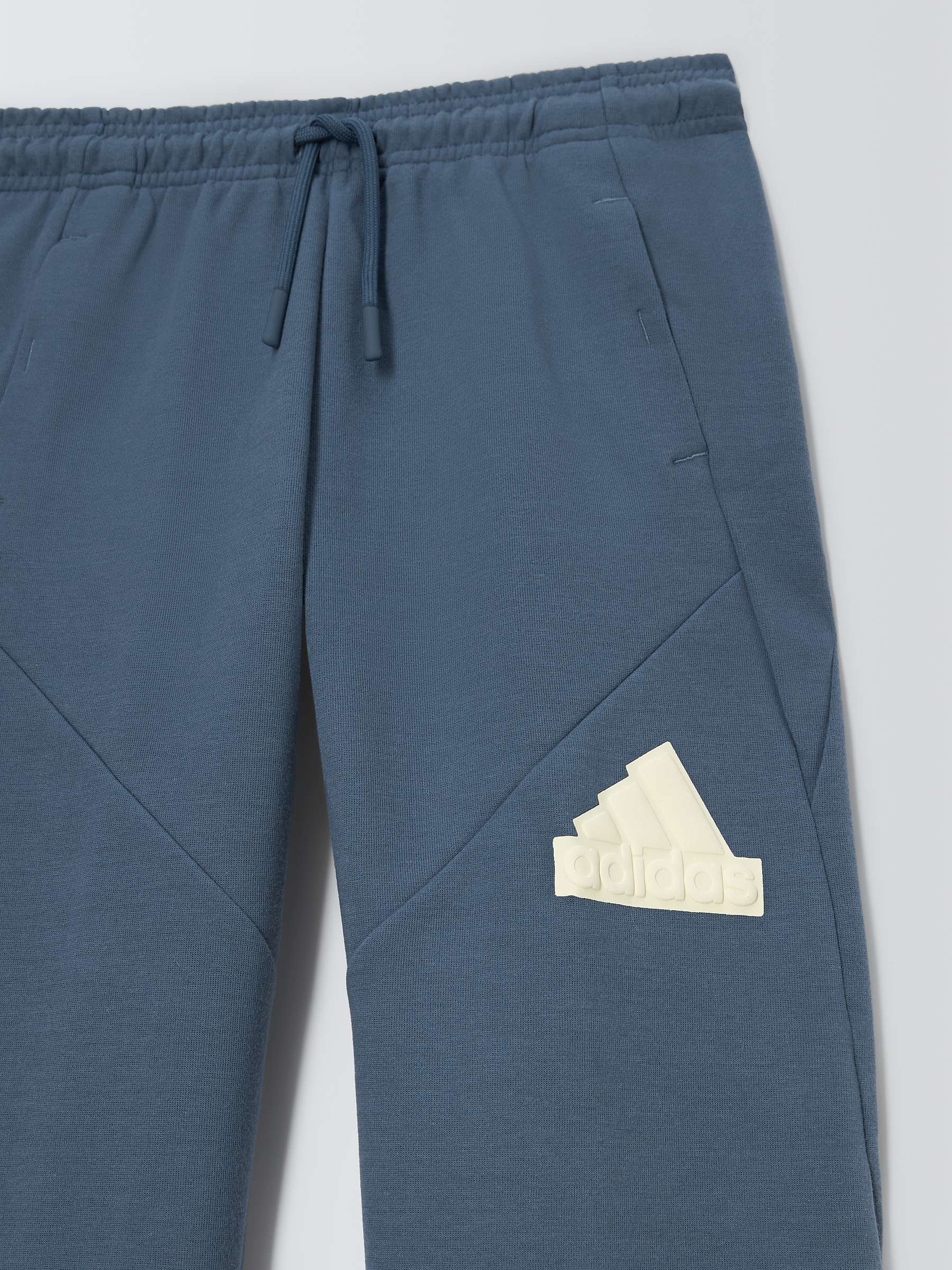 Buy adidas Kids' Future Icons Logo Joggers, Prloin/Ivory Online at johnlewis.com