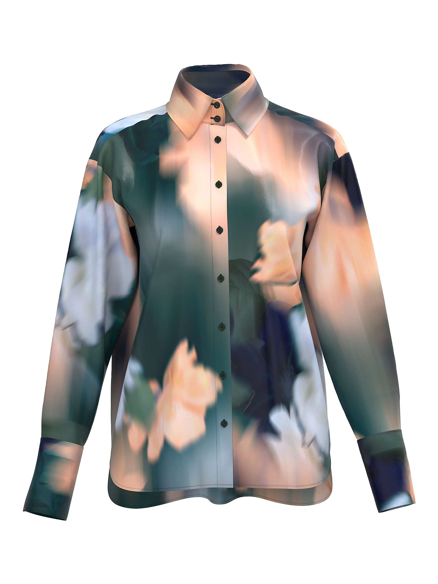 Buy InWear Cielo Blurry Flower Casual Fit Shirt, Multi Online at johnlewis.com