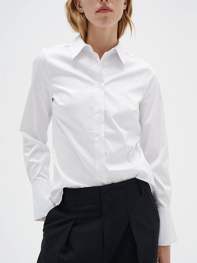 InWear Cally Classic Tailored Fit Shirt, White at John Lewis & Partners
