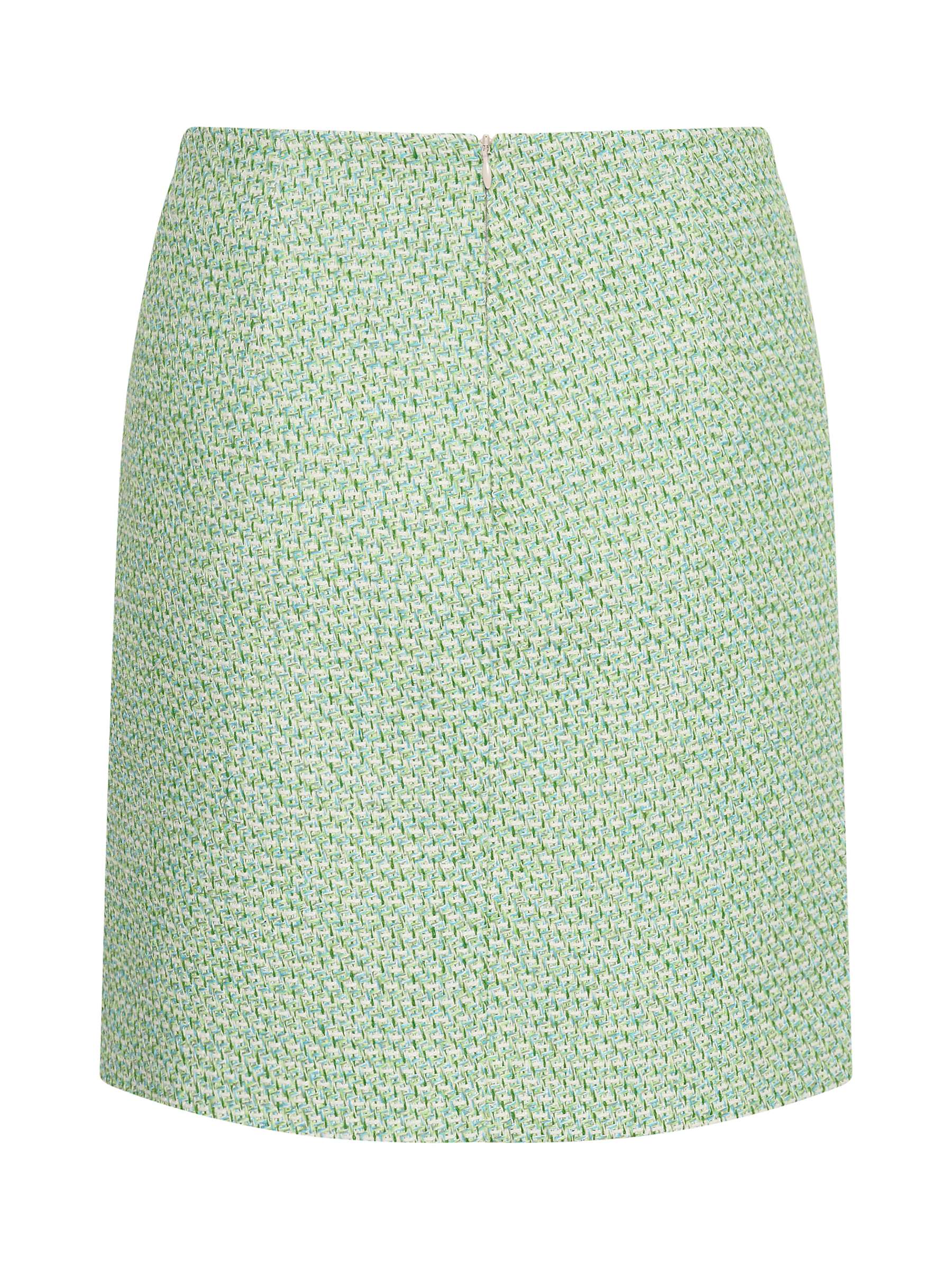 Buy InWear Titan Tweed Pencil Mini Skirt, Green Online at johnlewis.com