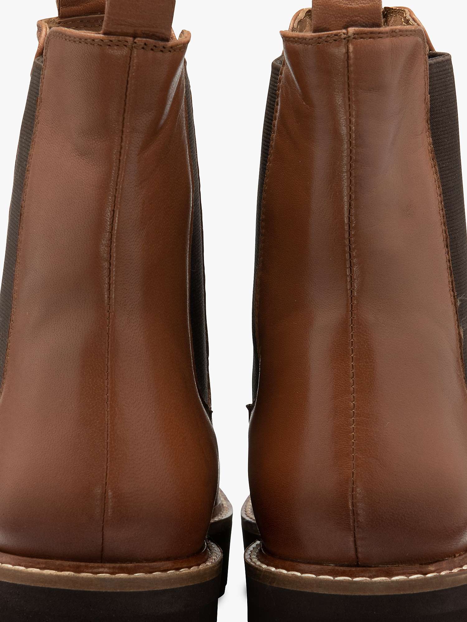 Ravel Women's Abbey Leather Ankle Boots, Tan at John Lewis & Partners