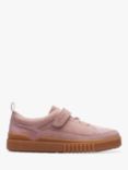 Clarks Kids' Somerset Tor Trainers, Dusty Pink