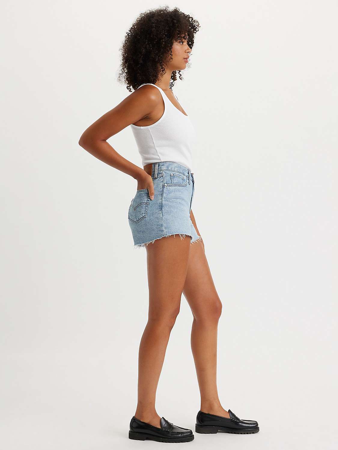 Buy Levi's 80s Denim Mom Shorts, Make A Difference Online at johnlewis.com