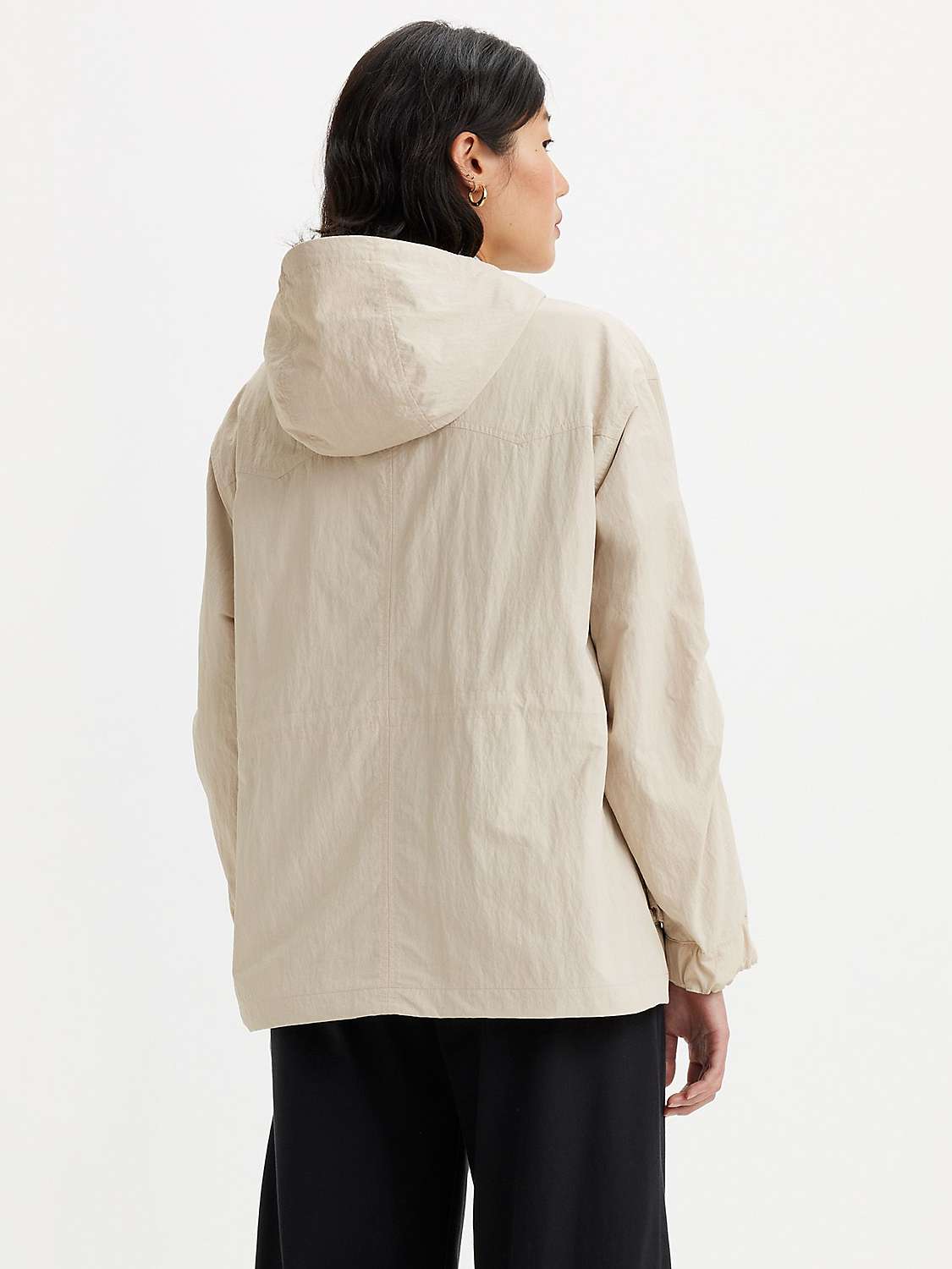 Buy Levi's Melina Rain Jacket, Sahara Khaki Online at johnlewis.com
