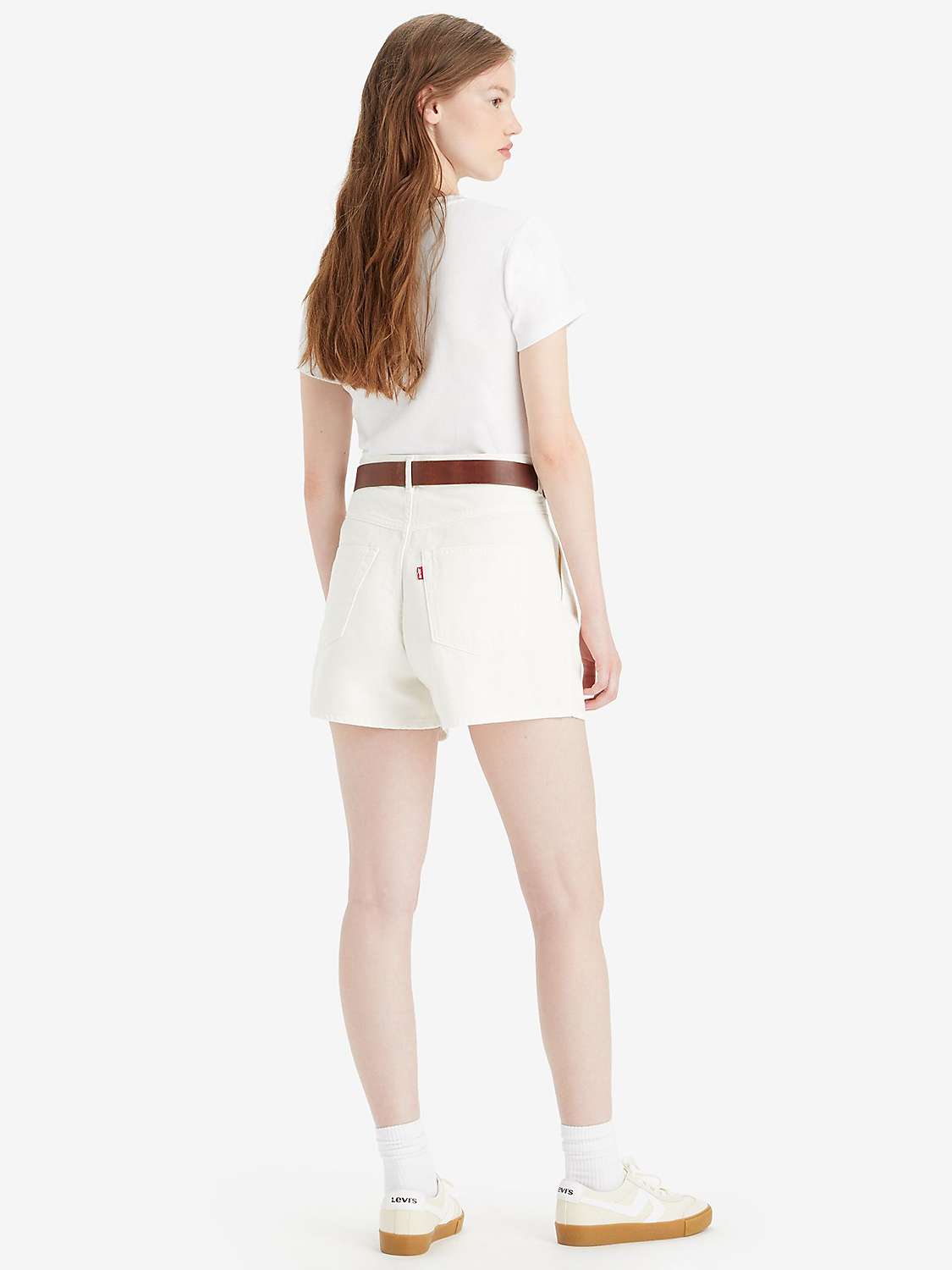 Buy Levi's Featherweight Mom Shorts, Serenity Now Online at johnlewis.com