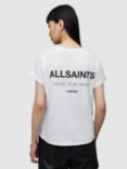 AllSaints Anna Organic Cotton Underground Tee, White