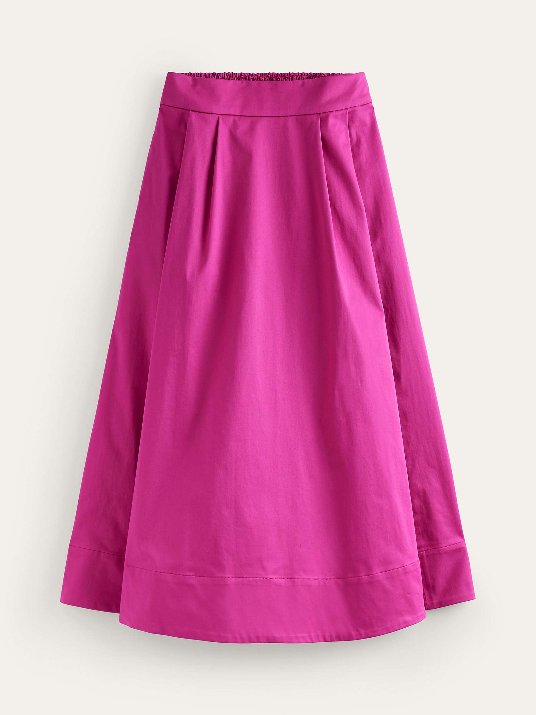 Buy Boden Isabella Satin Skirt, Rose Violet Online at johnlewis.com