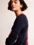 Boden Cecily Cashmere Blend Jumper, Navy