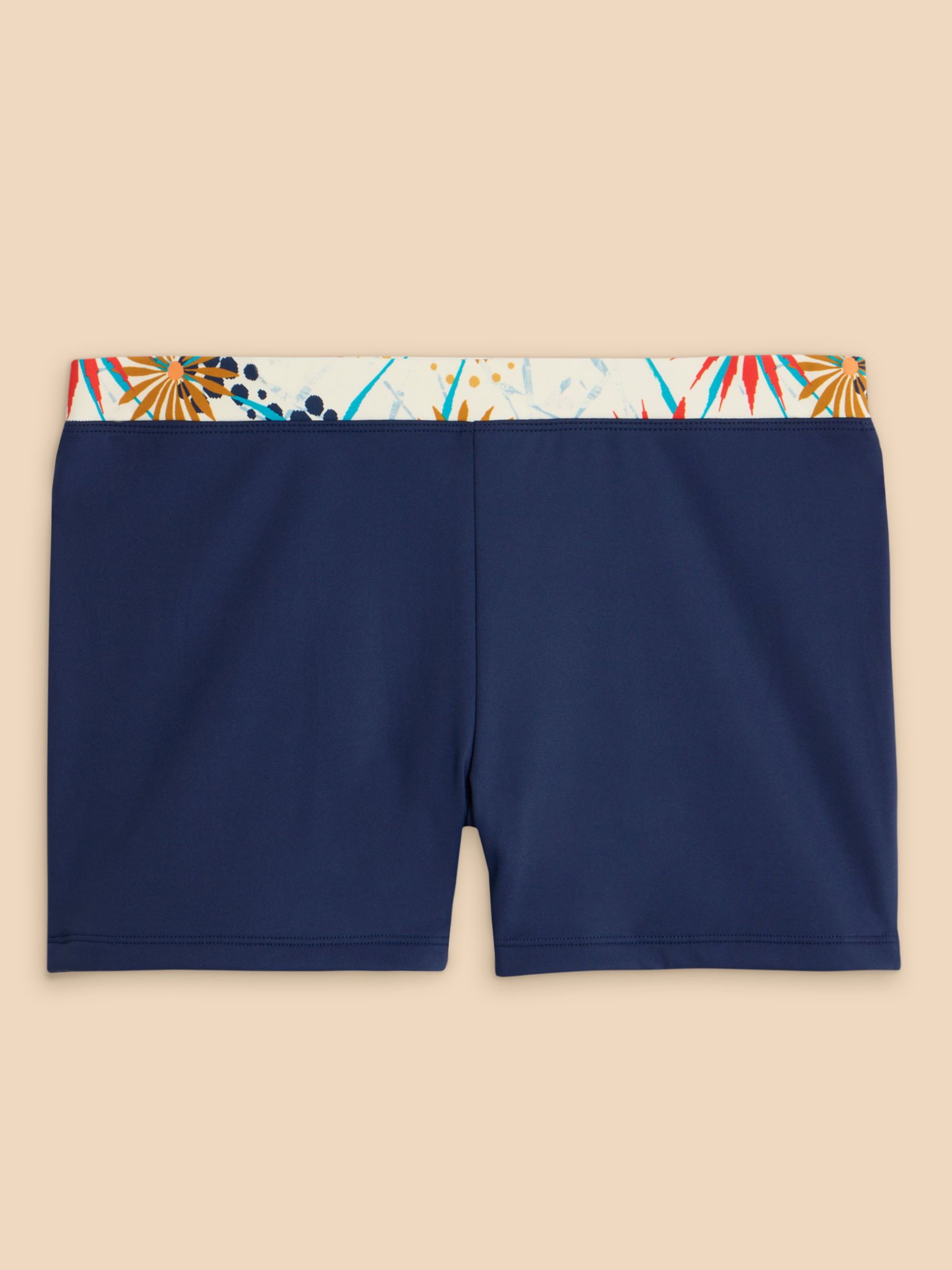 Buy White Stuff Bay Swim Shorts, Navy/Multi Online at johnlewis.com