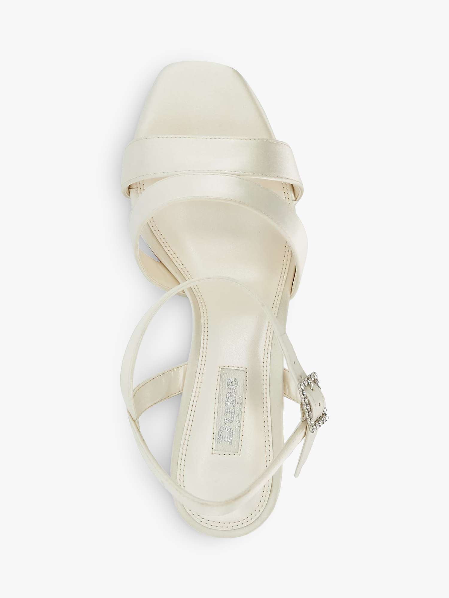 Buy Dune Bridal Collection Matrimonie Embellished Block Heel Sandals, Ivory Online at johnlewis.com