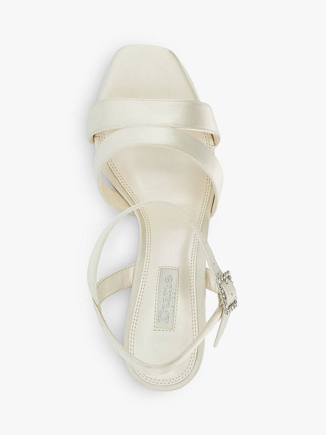 Dune Bridal Collection Matrimonie Embellished Block Heel Sandals, Ivory