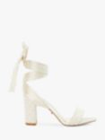 Dune Bridal Collection Melodies Mesh Strap Embellished Sandals, Ivory