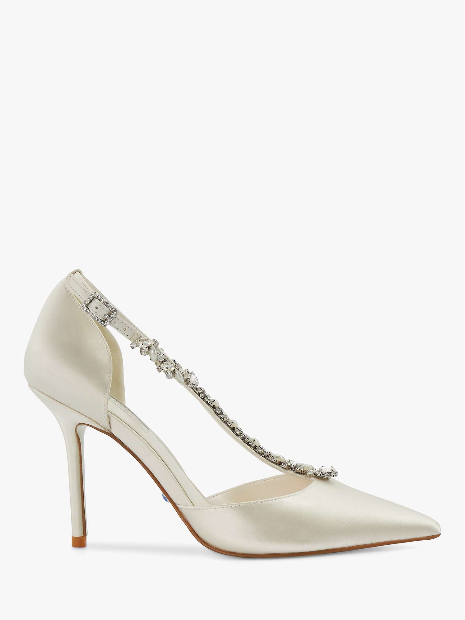Buy Dune Bridal Collection Devotional Embellished Court Shoes, Ivory Online at johnlewis.com