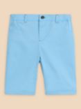 White Stuff Kids' Chino Shorts, Mid Blue