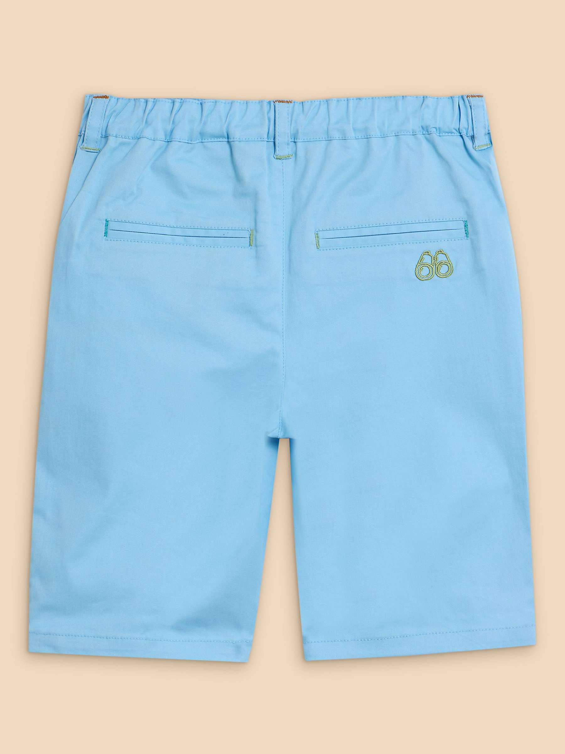 Buy White Stuff Kids' Chino Shorts, Mid Blue Online at johnlewis.com