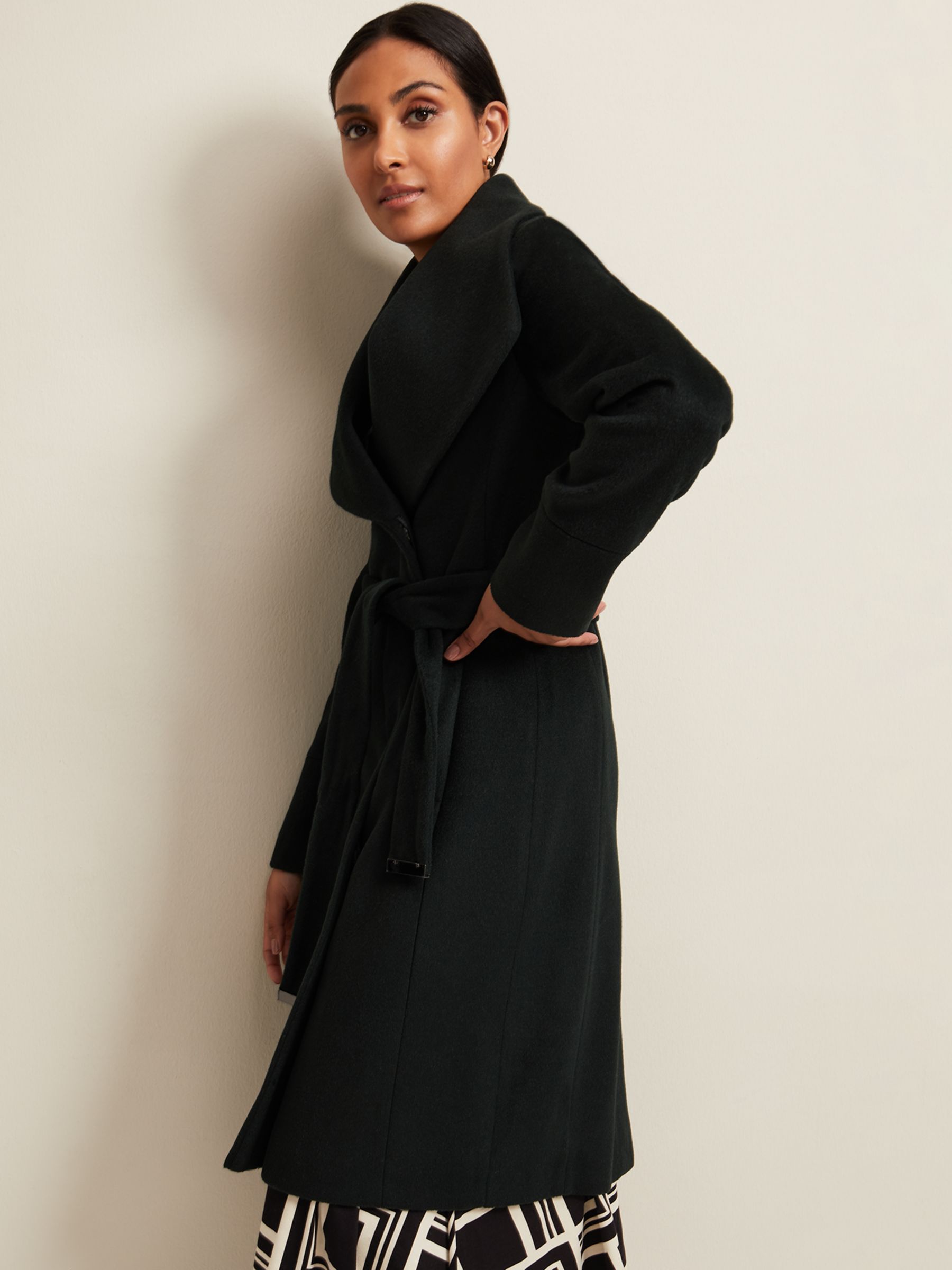 Buy Phase Eight Petite Nicci Wool Blend Coat Online at johnlewis.com