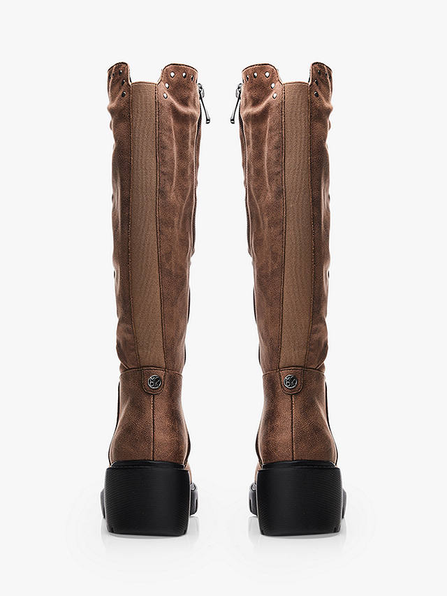 Moda in Pelle Halsey Chunky Knee High Boots, Brown