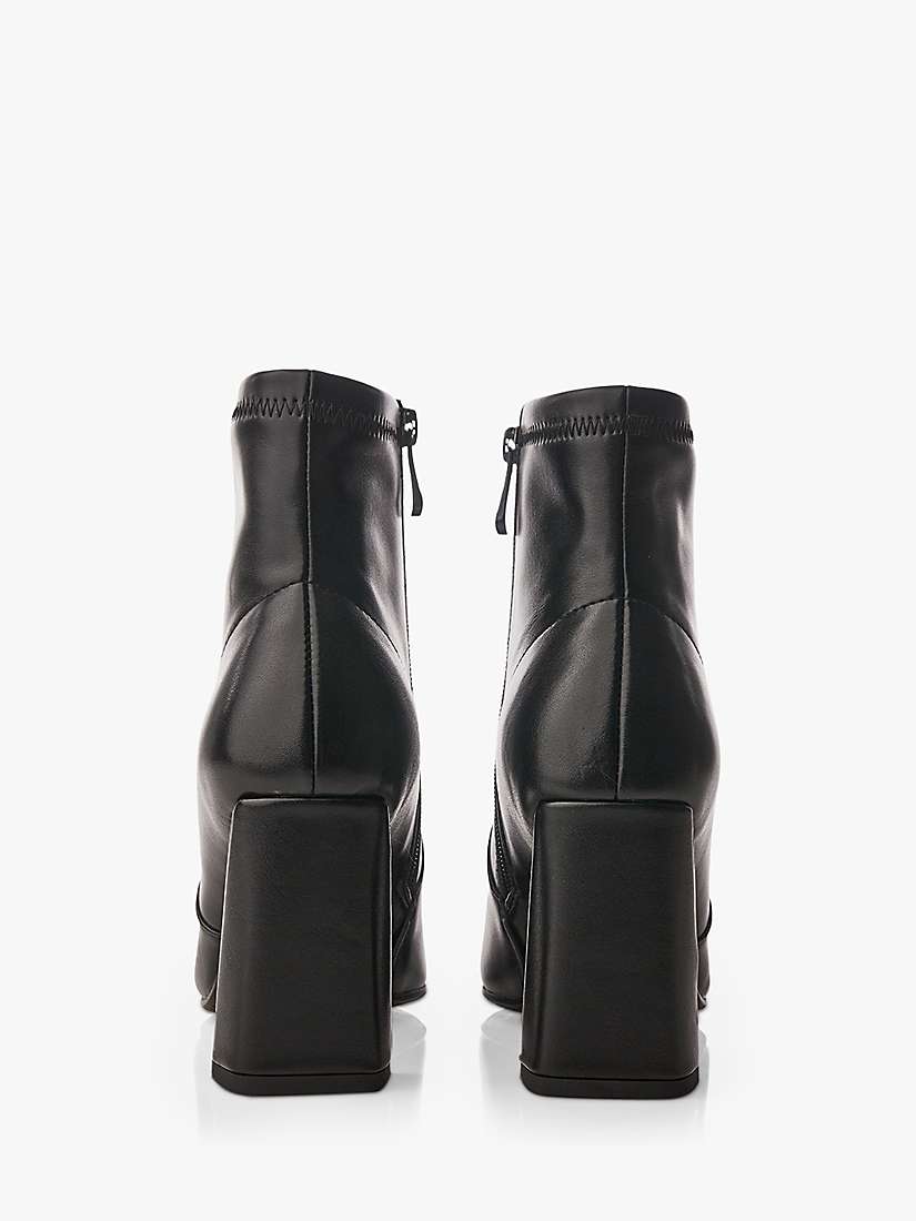 Buy Moda in Pelle Lemmie Block Heel Ankle Boots, Black Online at johnlewis.com