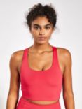 Girlfriend Collective Paloma Longline Sports Bra, Cherry