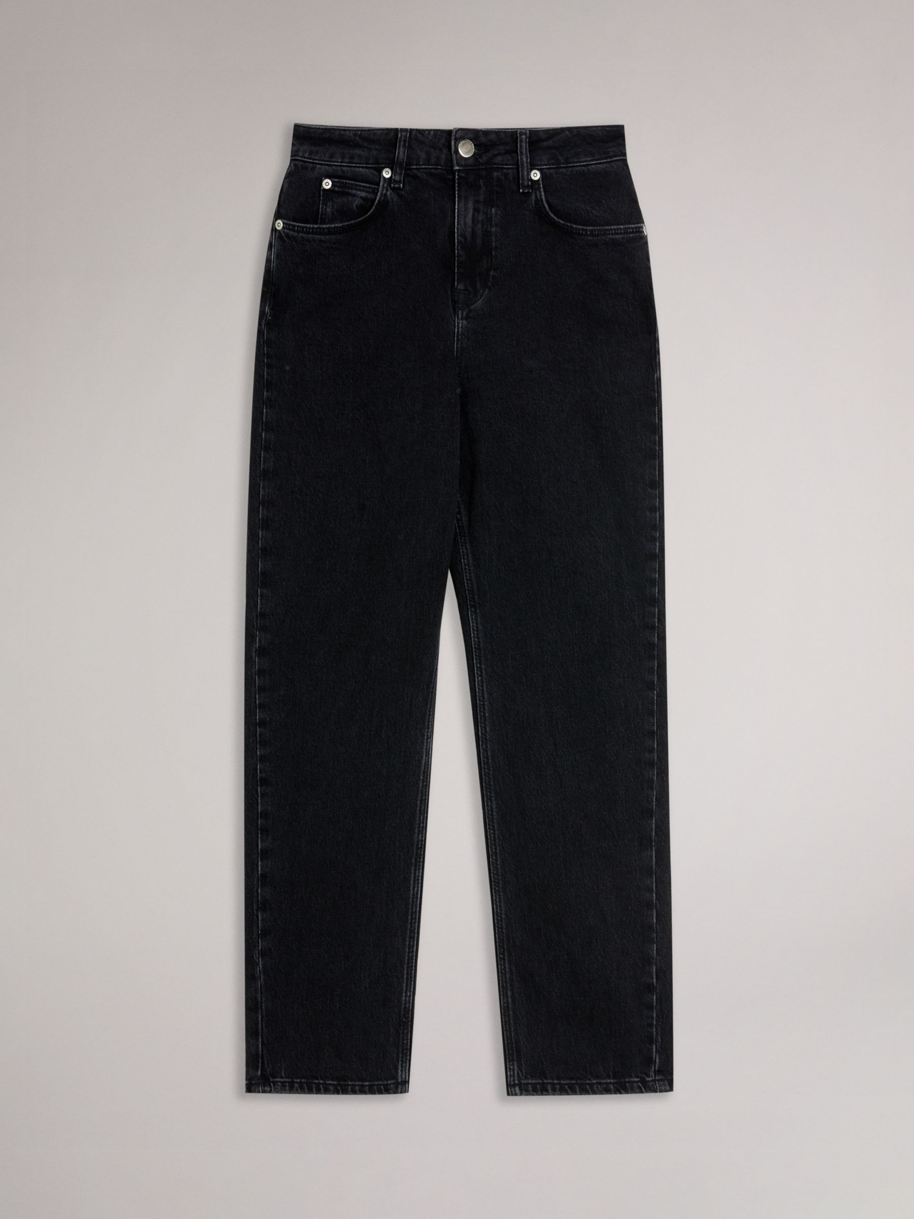 Ted Baker Dahla Straight Cut Jeans, Black, 26R
