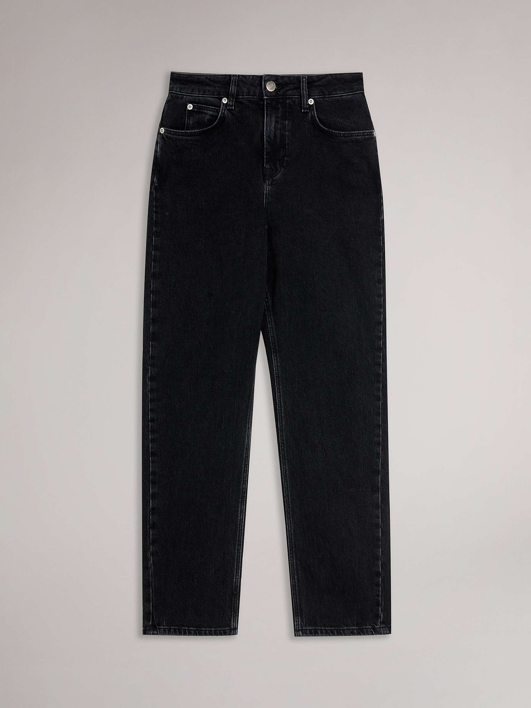 Buy Ted Baker Dahla Straight Cut Jeans, Black Online at johnlewis.com