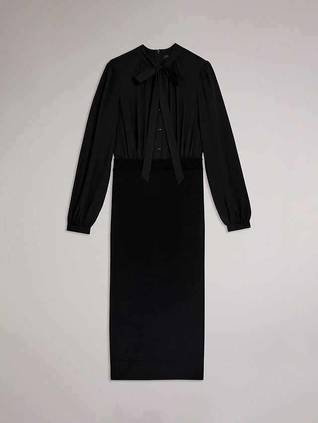 Ted Baker Mersea Knitted Pencil Skirt Midi Dress, Black