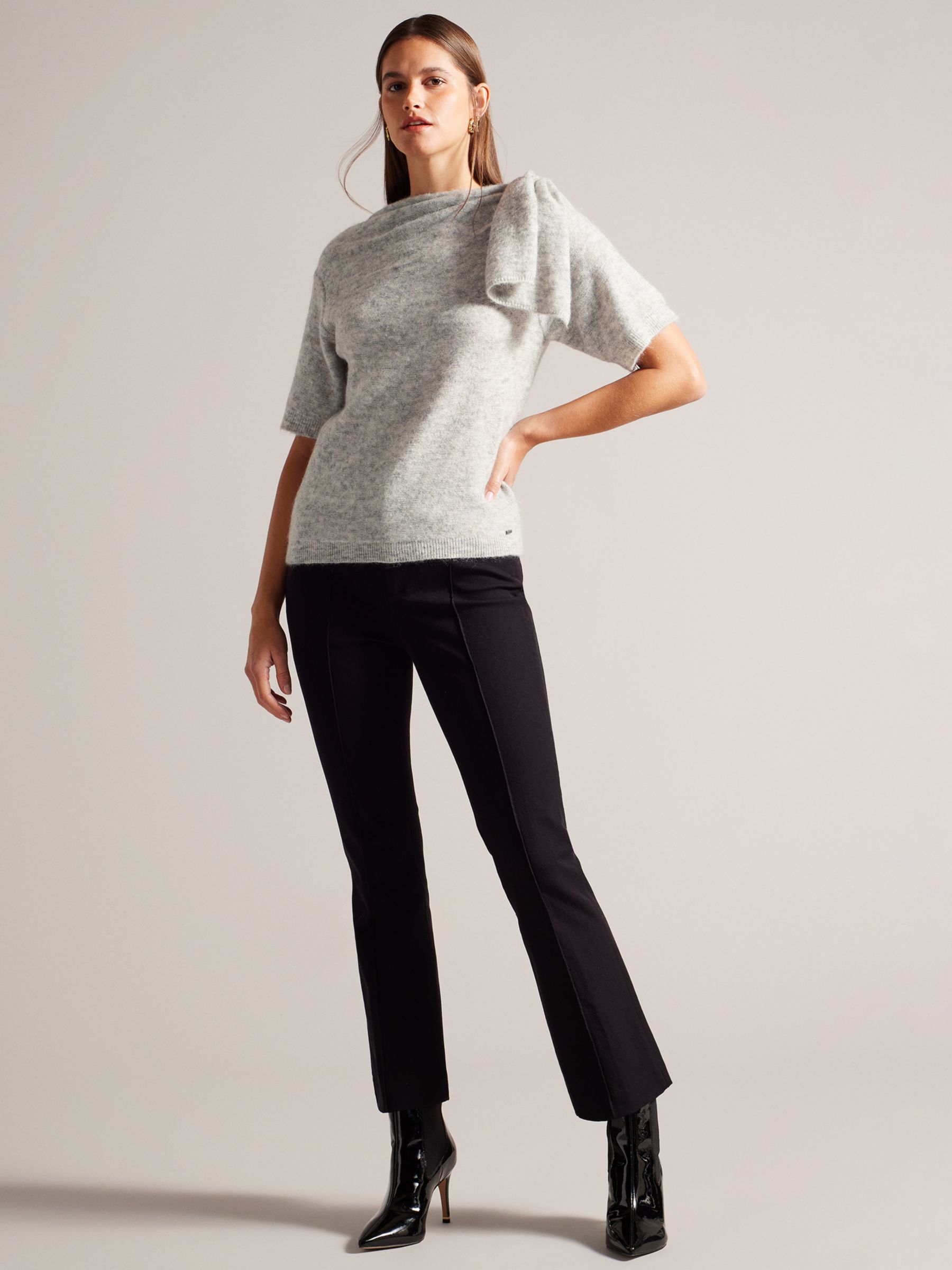Buy Ted Baker Teebow Statement Bow Knitted Top Online at johnlewis.com
