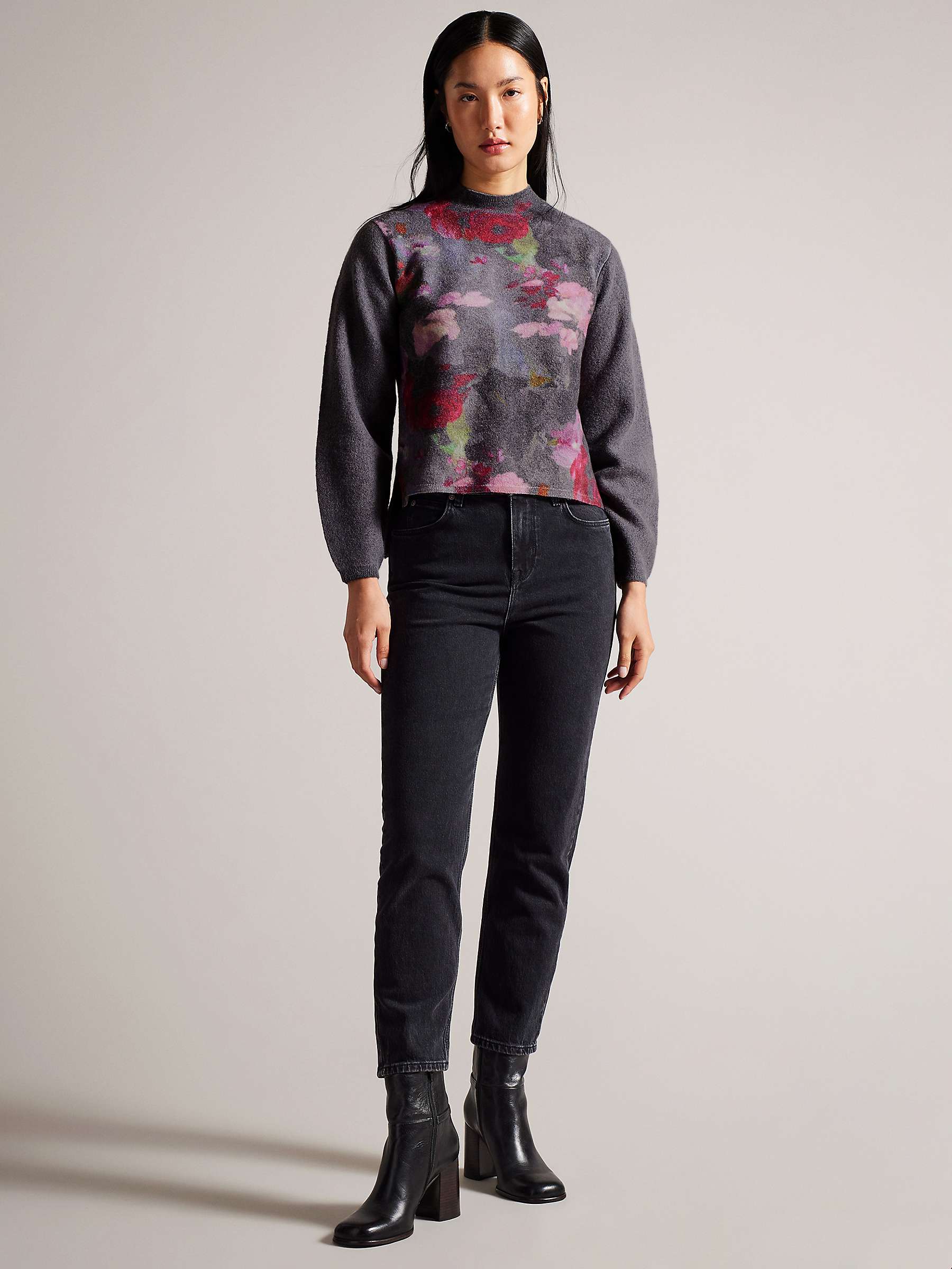 Buy Ted Baker Daysiyy Floral Wool Jumper, Multi Online at johnlewis.com