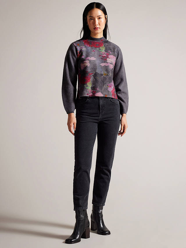 Ted Baker Daysiyy Floral Wool Jumper, Multi