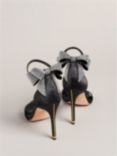 Ted Baker Hemary Bow Back Stiletto Heel Sandals, Black, Black Black