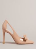 Ted Baker Orliney Patent Bow Cut Out Heeled Court Shoes