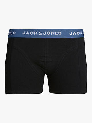 Jack & Jones Kids' Logo Trunks, Pack of 3, Green/Back/Multi