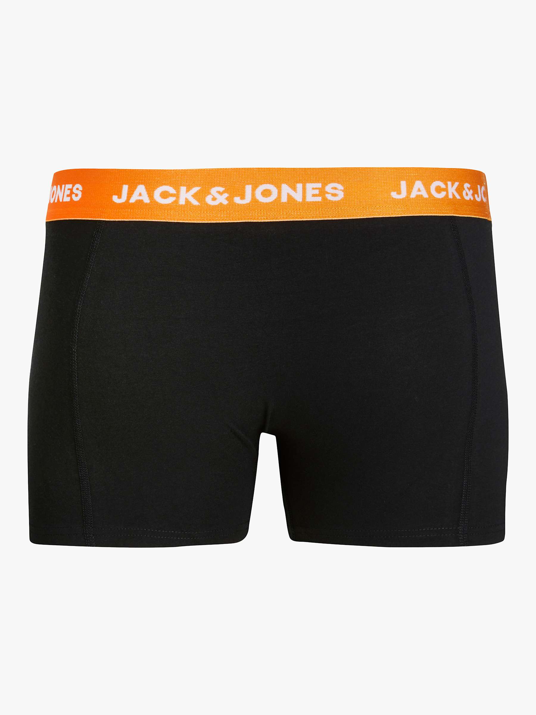 Buy Jack & Jones Kids' Logo Trunks, Pack of 3, Green/Back/Multi Online at johnlewis.com