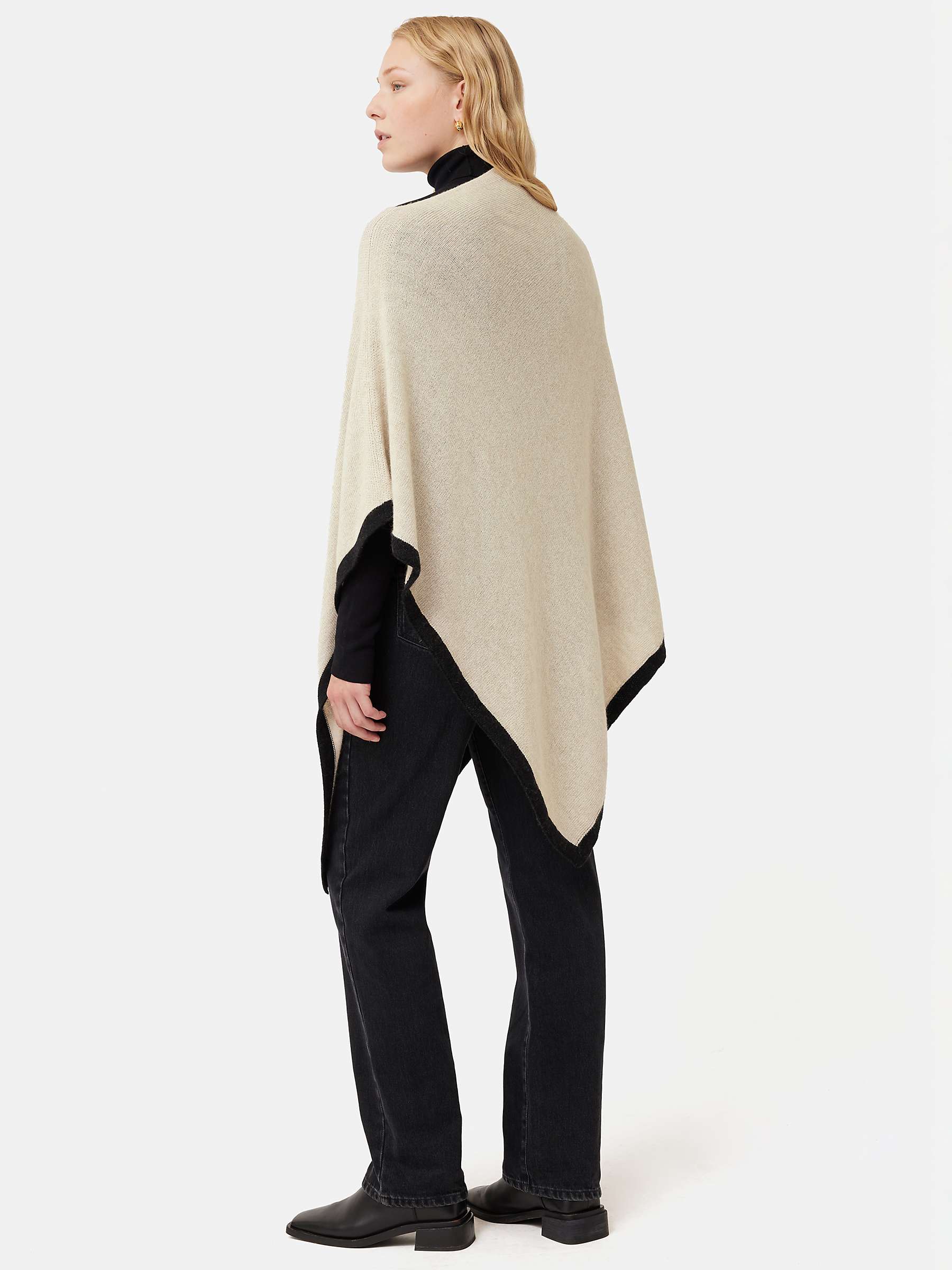 Buy Jigsaw Wool and Cashmere Asymmetric Poncho Online at johnlewis.com