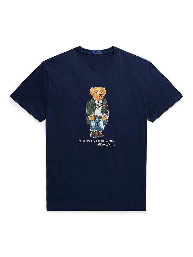 Ralph Lauren Classic Fit Polo Bear Jersey T-Shirt, Navy