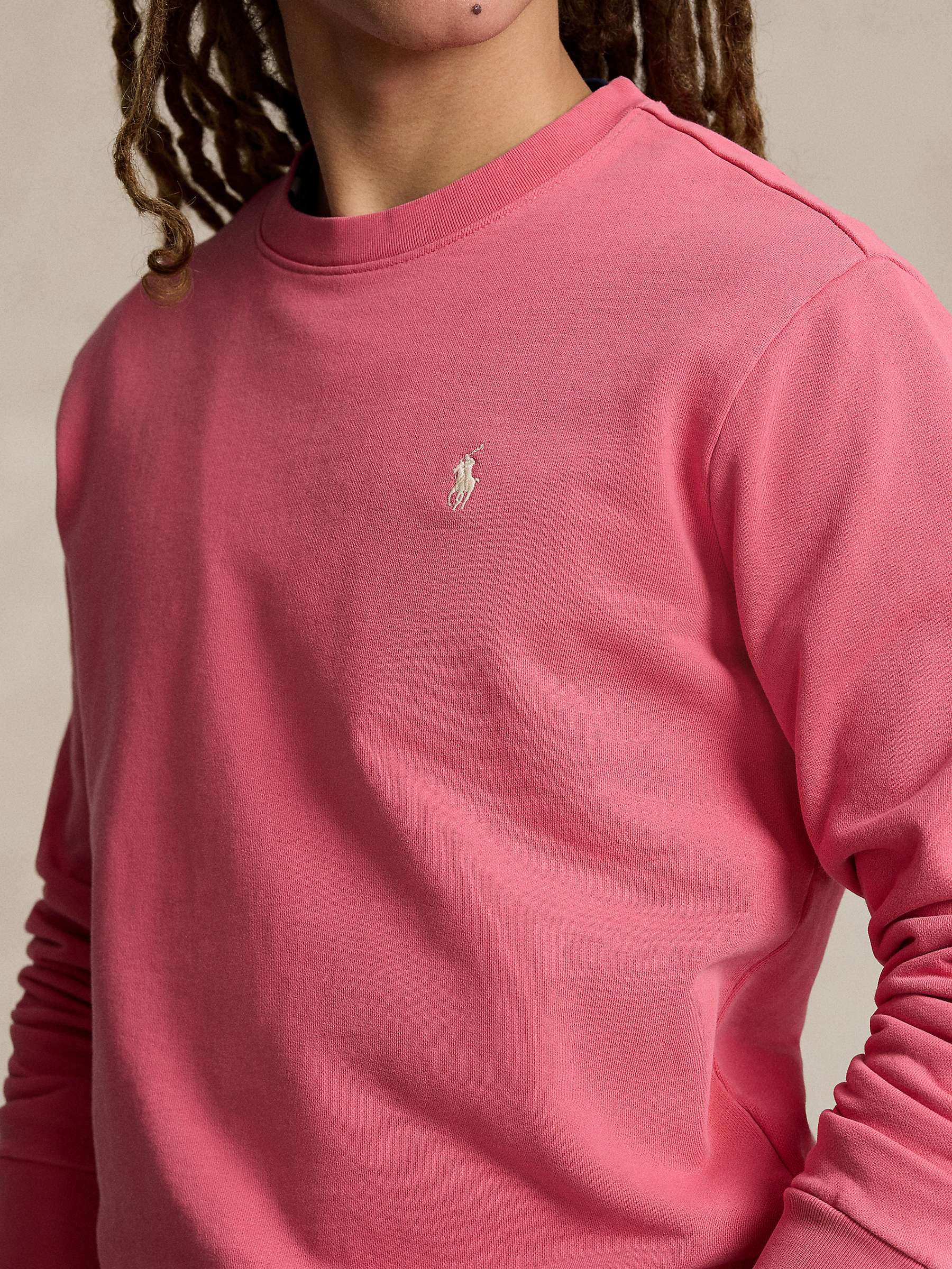 Buy Ralph Lauren Loopback Cotton Fleece Sweatshirt Online at johnlewis.com
