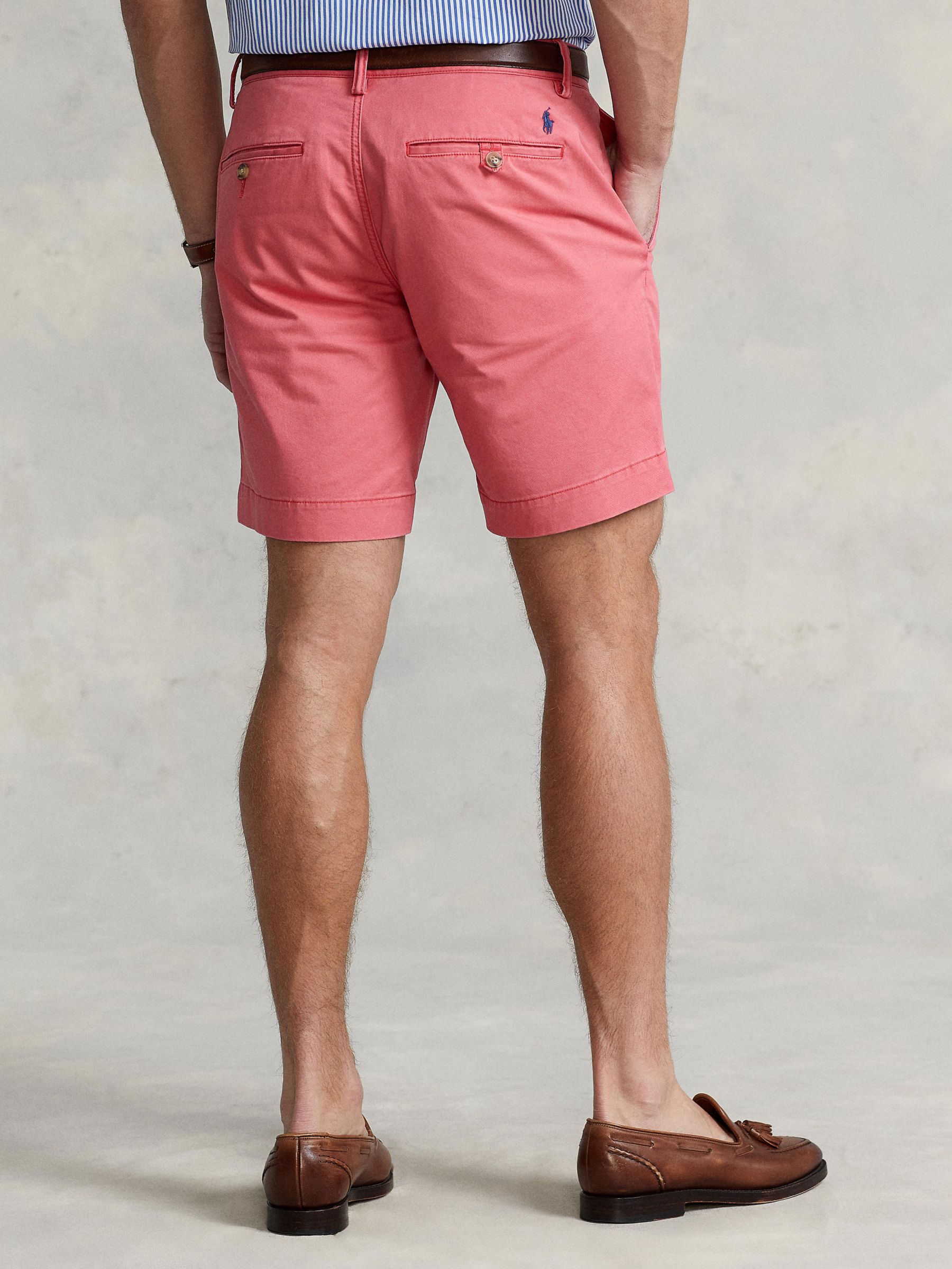 Ralph Lauren Stretch Straight Fit Chino Shorts, Nantucket Red, 38R