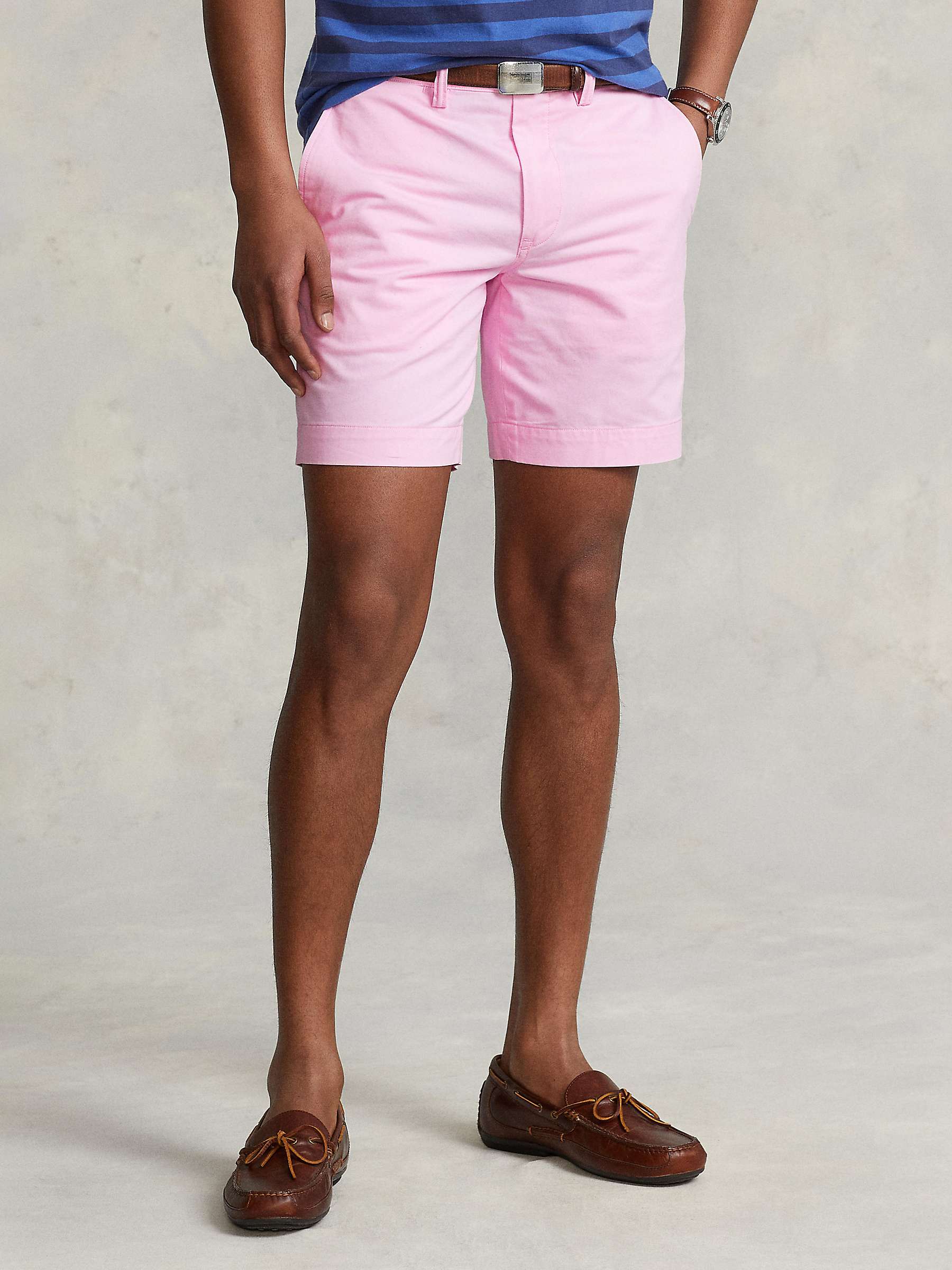 Buy Ralph Lauren Stretch Straight Fit 8" Chino Shorts Online at johnlewis.com