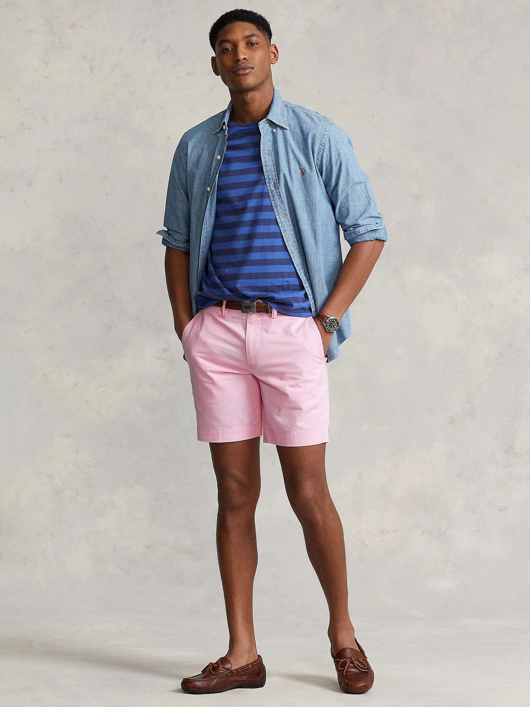 Buy Ralph Lauren Stretch Straight Fit 8" Chino Shorts Online at johnlewis.com