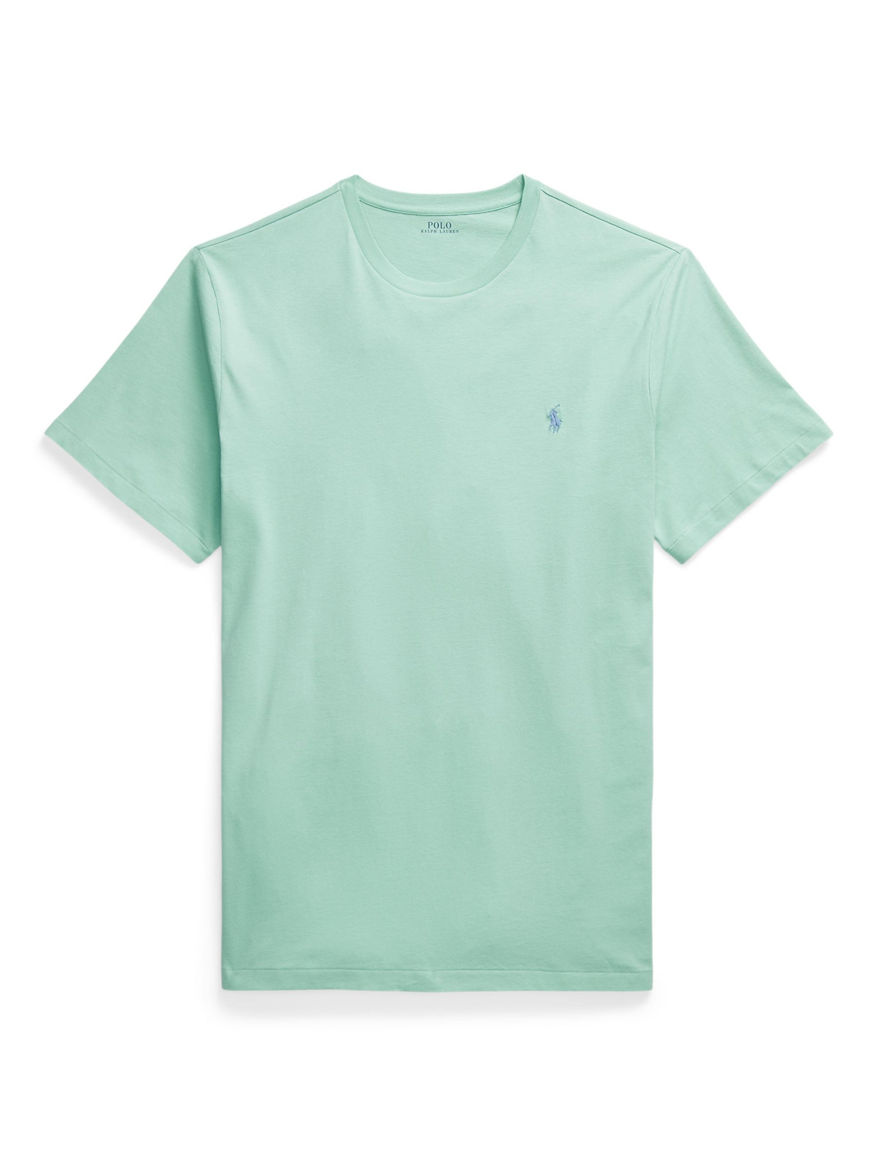 Ralph Lauren Slim Fit Jersey Crew Neck T-Shirt, Celadon/C7580, LT