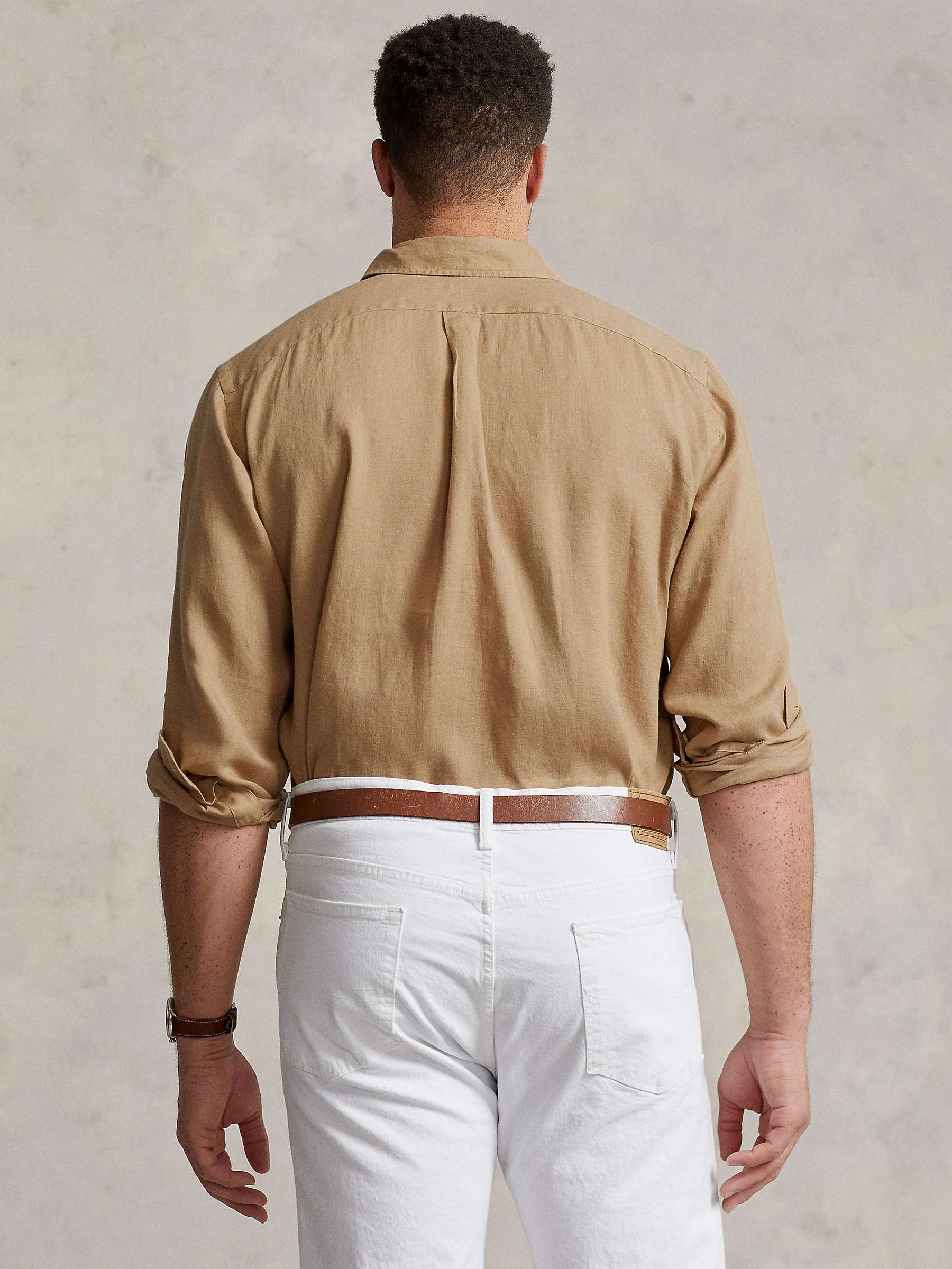 Buy Ralph Lauren Big & Tall Long Sleeve Linen Shirt Online at johnlewis.com