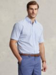Polo Ralph Lauren Big & Tall Striped Seersucker Shirt, Blue/White