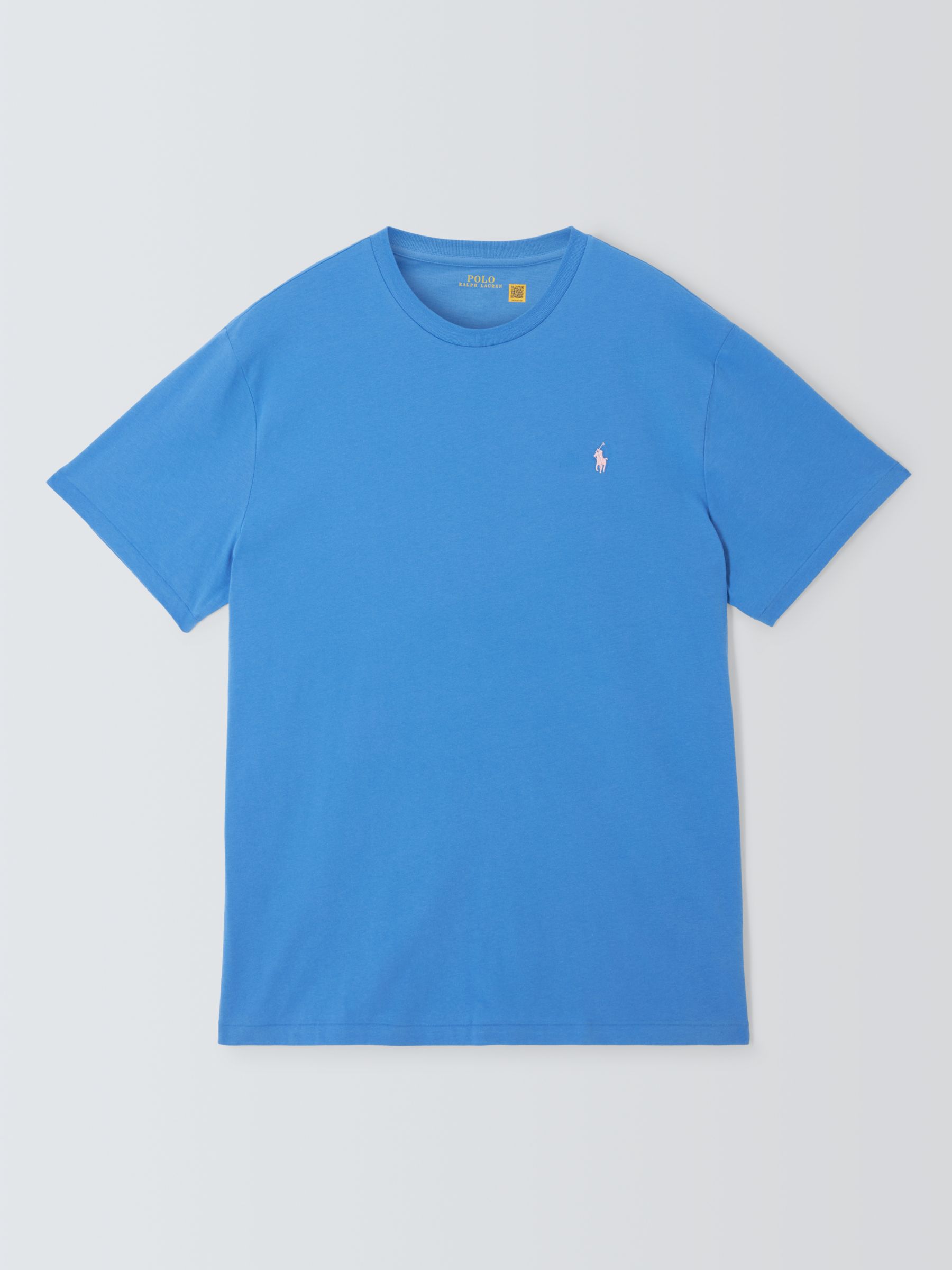 Ralph Lauren Jersey Crewneck T-Shirt, Blue/White, XLT